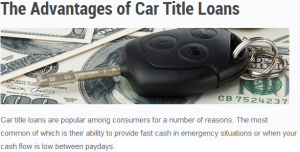 Car Title Loans in Utah Provide Quick Access to Emergency Funding