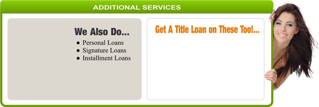 Personal Signature and Installment Loans